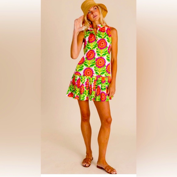 Alden Adair Bella Dress - White Sunflower - Picture 2 of 10